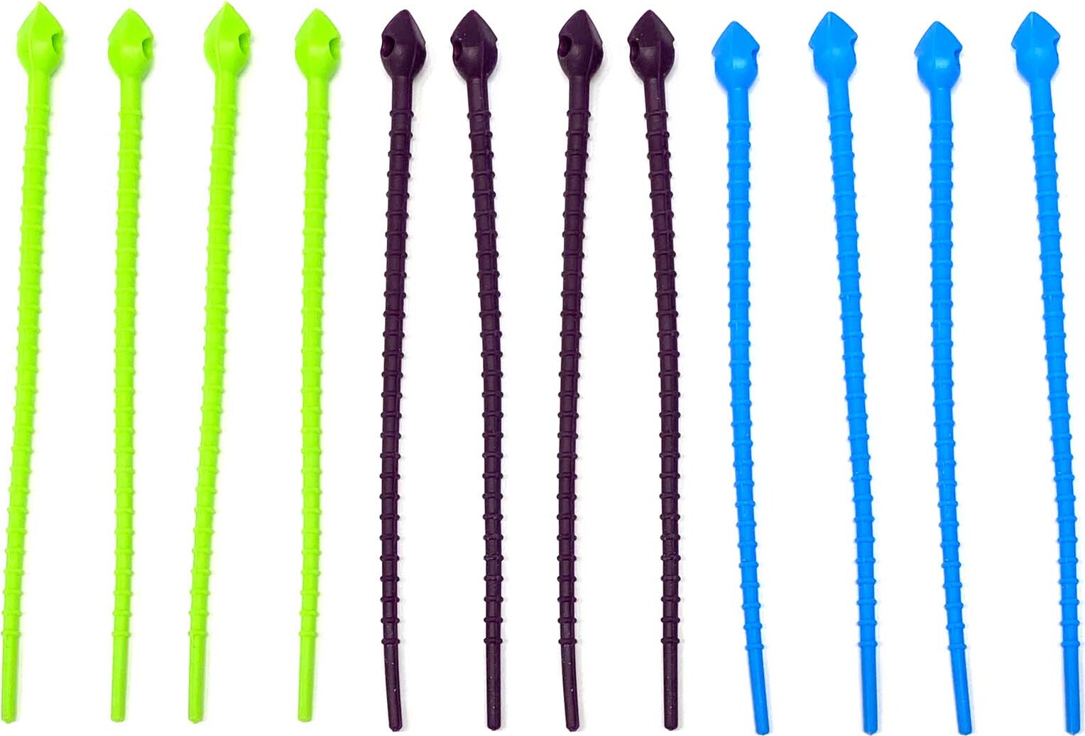 30 Stück Silikon-Kabelbinder – 11 Cm, Wiederverwendbar, 3 Farben, Für Kabel-Organisation Zuhause & Im Büro