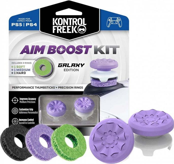 KontrolFreek FPS Aim Boost Kit Galaxy Edition Zubehr fr PS5 DualSense MU TCKS007