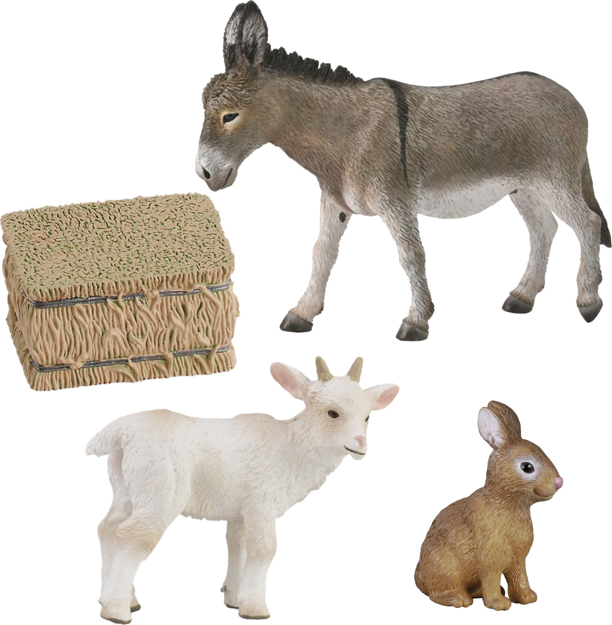 sarcia.eu Collecta Set Bauernhoftiere, Tiere auf dem Bauernhof 3+