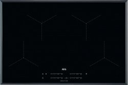 AEG IKB84431FB, Čierna, Vstavaný, Indukčná varná doska so zónami, Keramický, 4 zone(s), 4 zone(s)