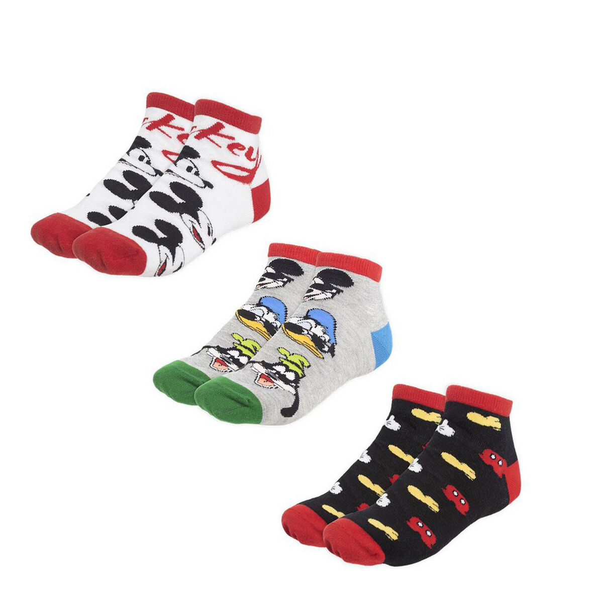 Socken Mickey Mouse Unisex 3 Paar - 36-40 2200009442-C81-T364
