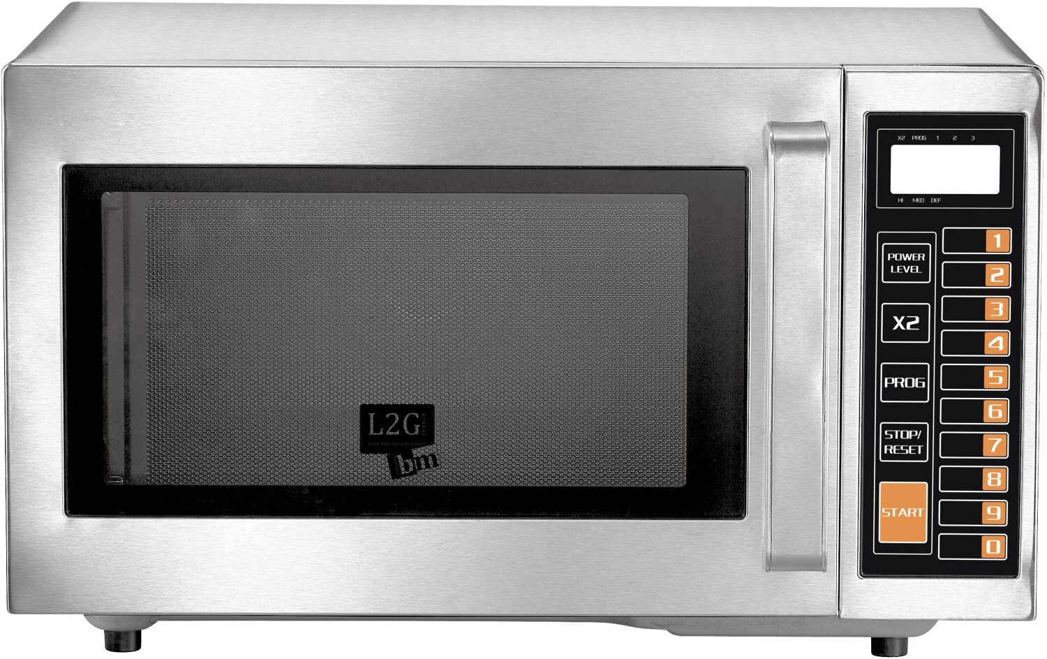 Saro MWO25P, Arbeitsplatte, Solo-Mikrowelle, 25 l, 1000 W, Tasten, Edelstahl 418-2065