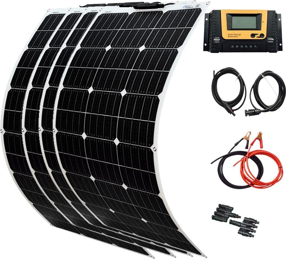 OEM Solarpanel, flexibles Design, hohe Effizienz, 400W mit Controller 2416