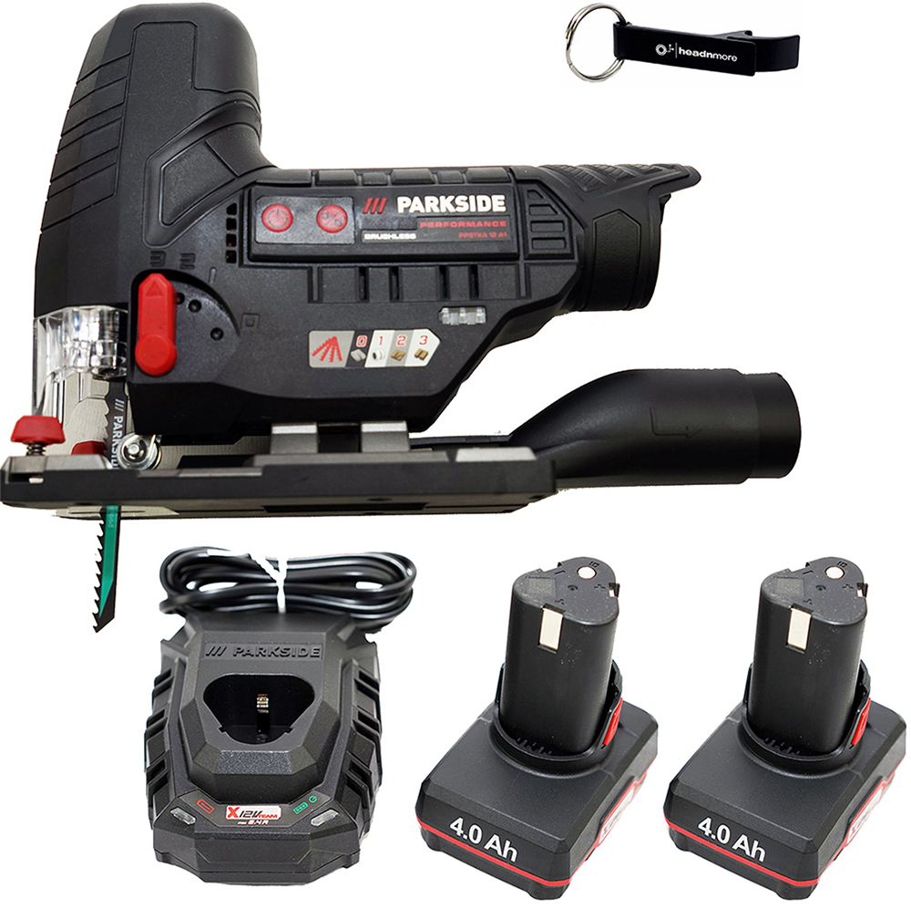 Kit Parkside PSTK 800 : Scie Sauteuse Pendulaire 800W + Porte-clés Décapsuleur HEADNMORE - 7