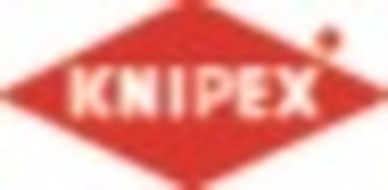 Knipex 860-5180 Zangenschlüssel 180mm bis 35mm (1 3/8'),starkwandig, rot/blau/grau 86 05 180