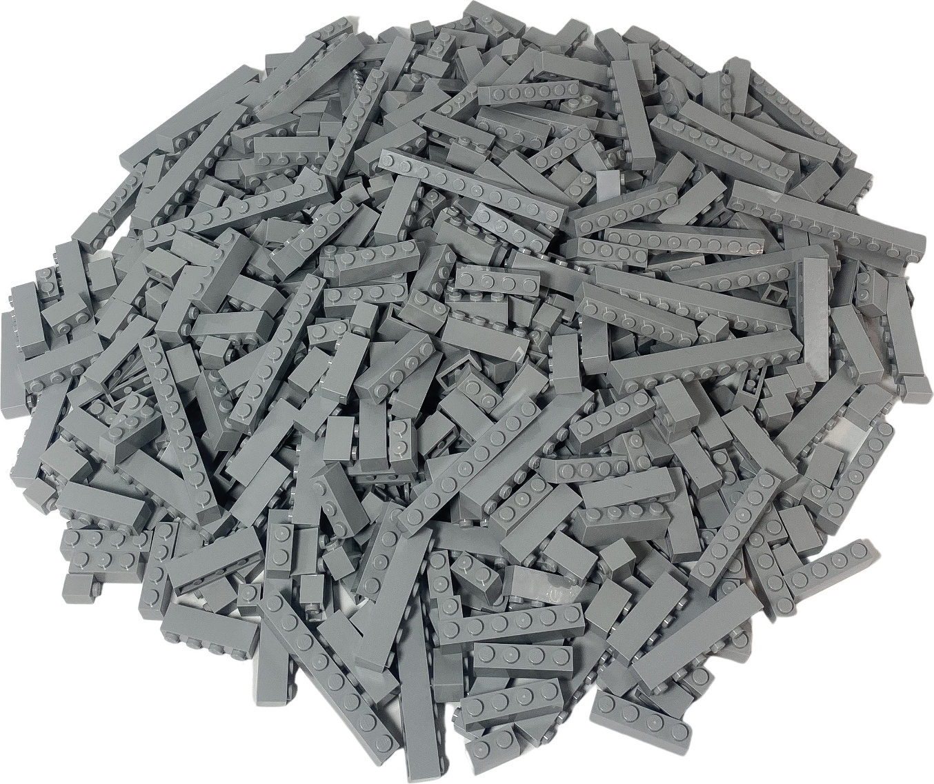 LEGO® 1x1,1x2,1x3,1x4 kocky Vysoké kocky Svetlo šedé Zmiešané NOVINKA! Množstvo 50x