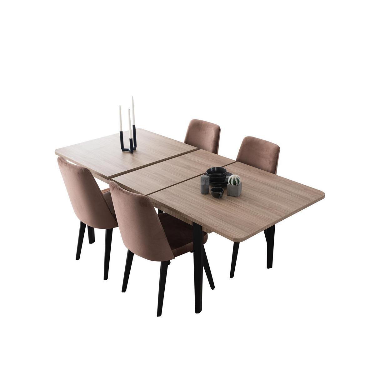 AEA Brauner Rechteckiger Esstisch Esszimmer Möbel Holztische Luxus Möbel JVM4067282522336