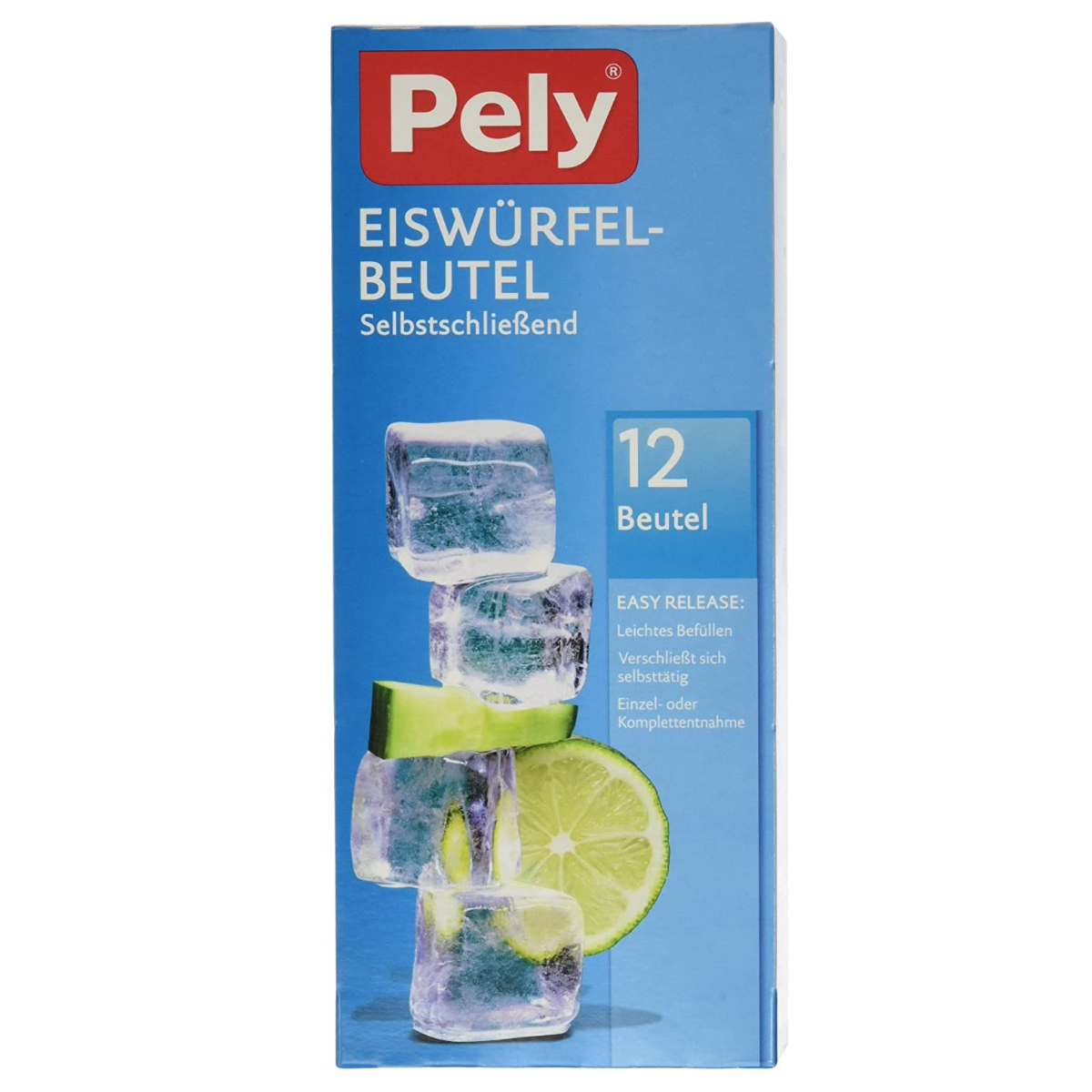 Wiederverwendbare Eiswürfelbeutel Mit Kordelzug – 10 Stück, Lebensmittelecht, Bis 4,5 Kg Fassungsvermögen – Für Gefrierschrank & Outdoor-Kühlung