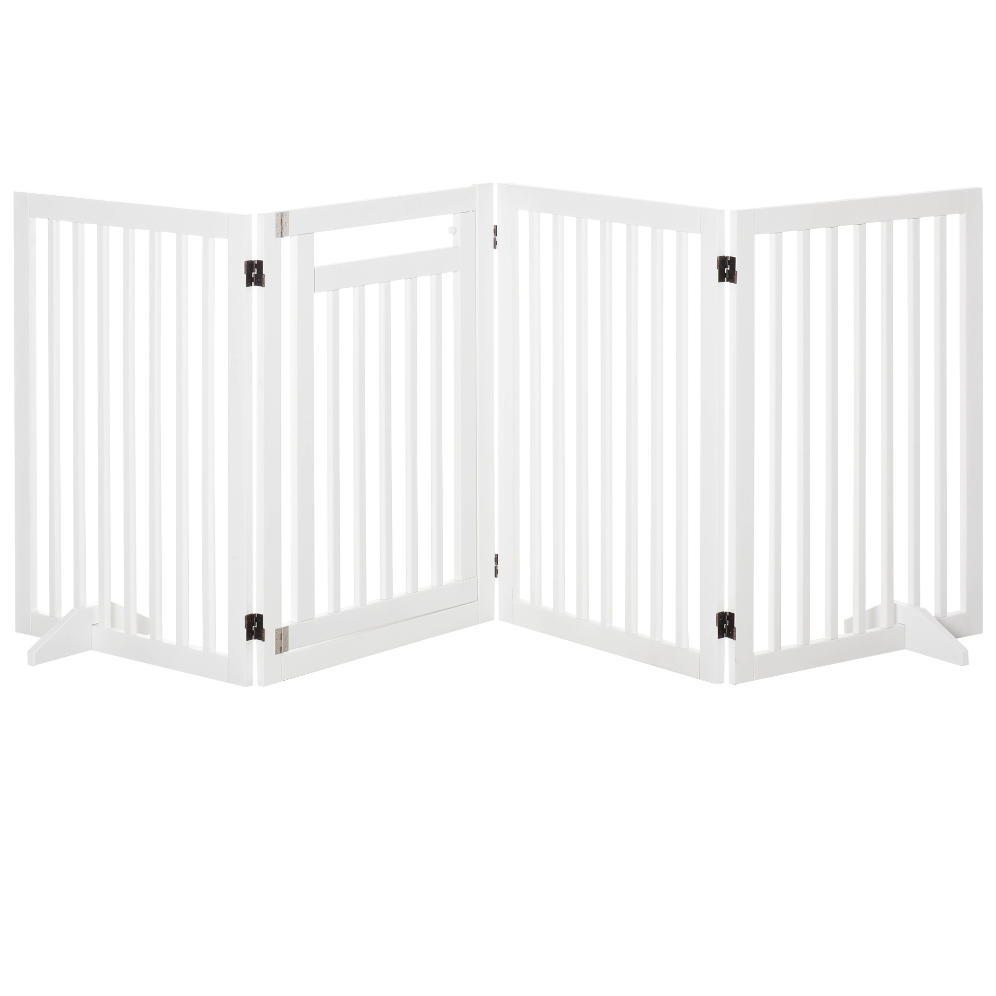 0-140 cm Ausziehbares Türschutzgitter für Babys & Haustiere  Treppenschutzgitter Weiß - Costway