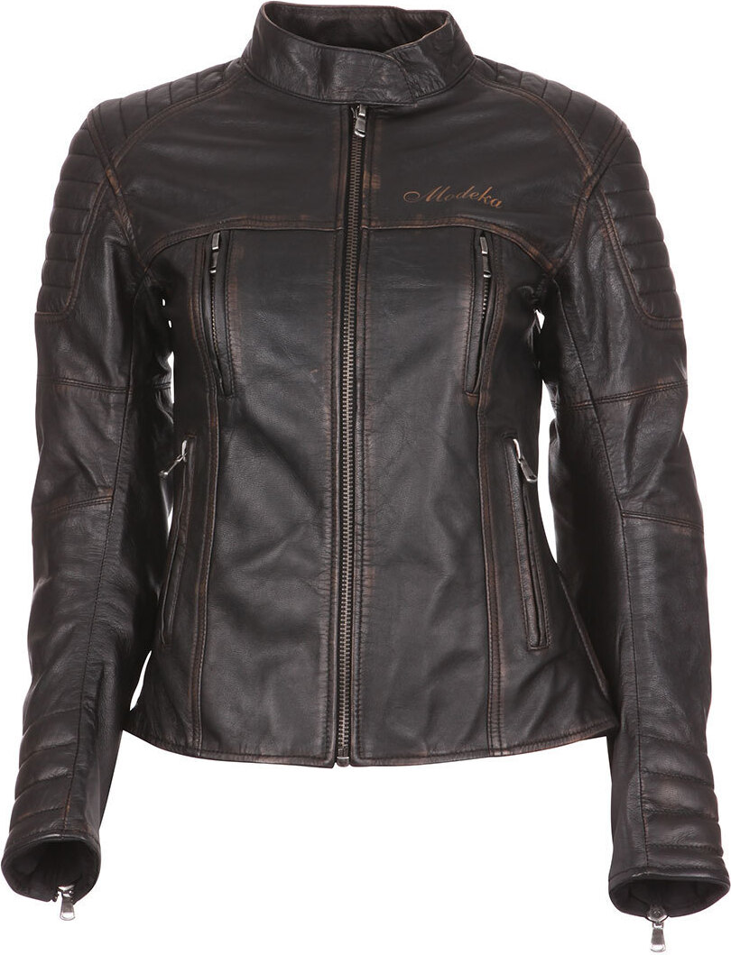 Modeka Kalea Damen Lederjacke, schwarz, 50 010810-10-50