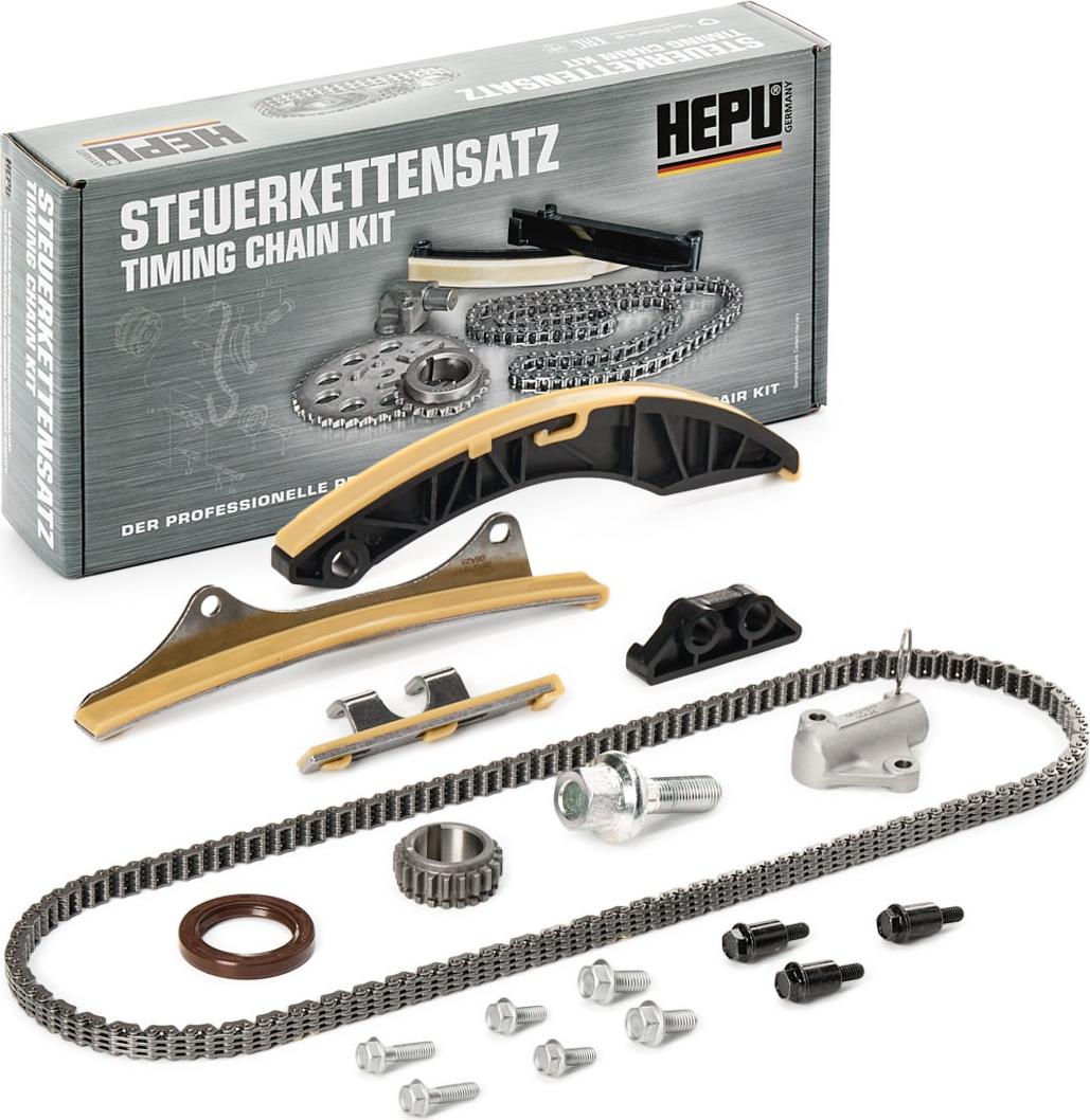 HEPU 21-0512 Steuerkettensatz Steuerkette für HYUNDAI i10 (PA) für KIA RIO III (UB)