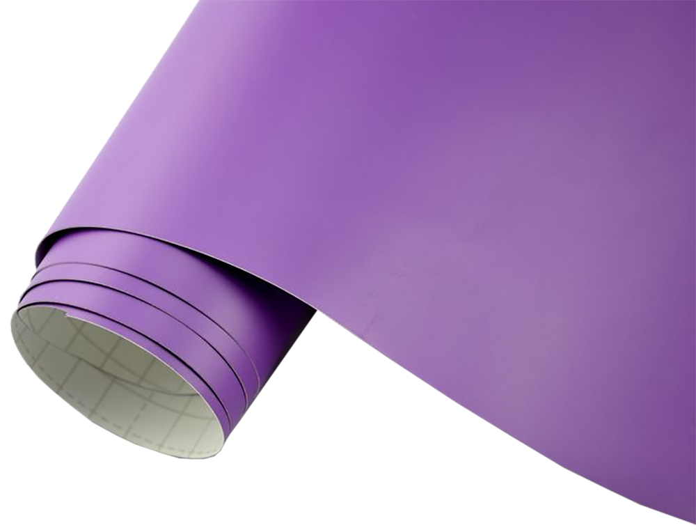 4,89€/m² 5m x 1,52m Matt Lila Purple Auto Folie mit Luftkanäle BLASENFREI