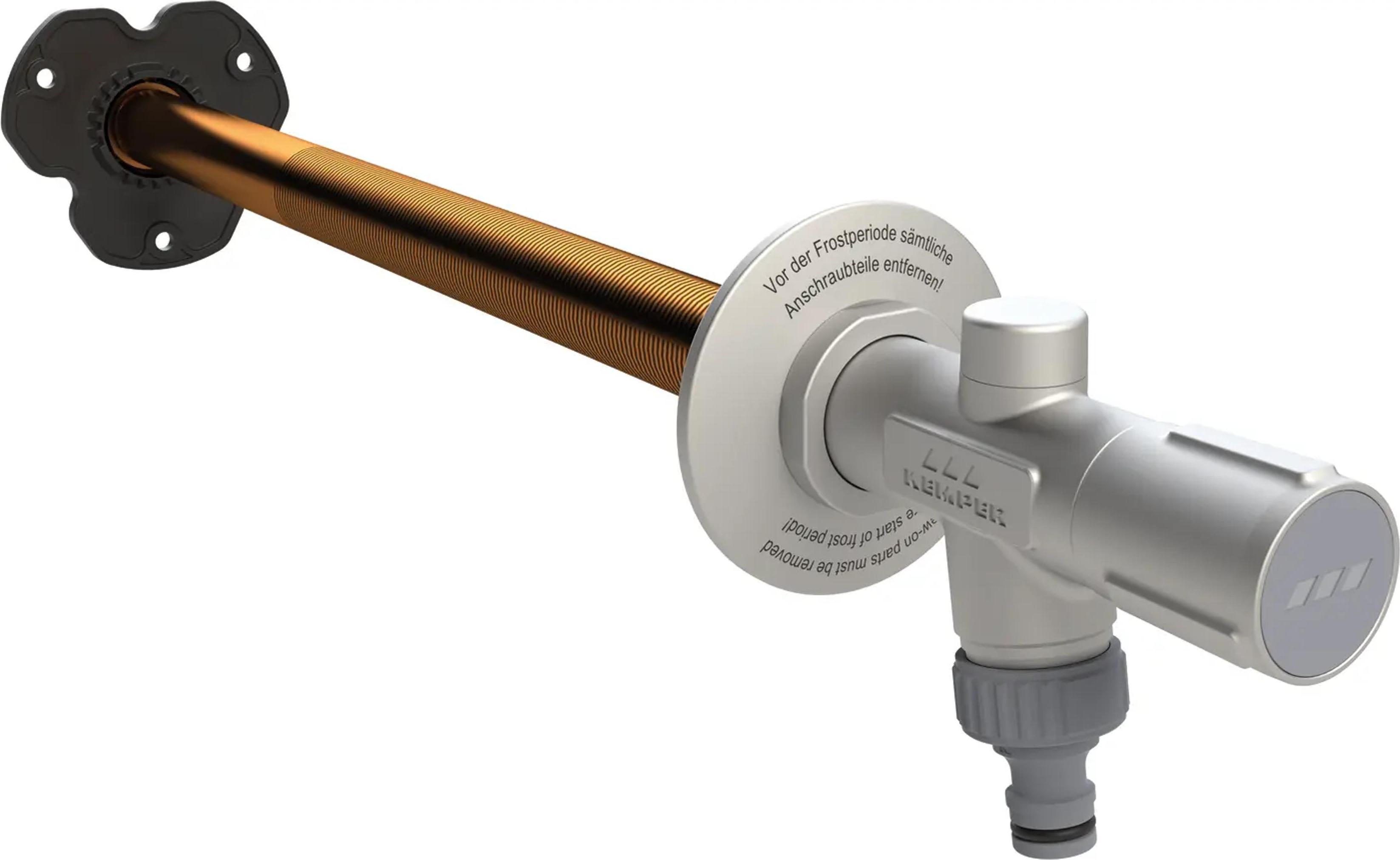 FROSTI Frostsichere Außenarmatur, Bausatz 150-415mm Griff DN15