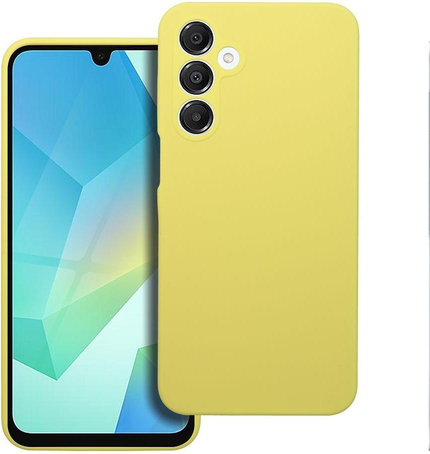SILIKÓNOVÝ 2mm kryt mobilného telefónu vhodný pre SAMSUNG A16 5G / A16 4G žltý