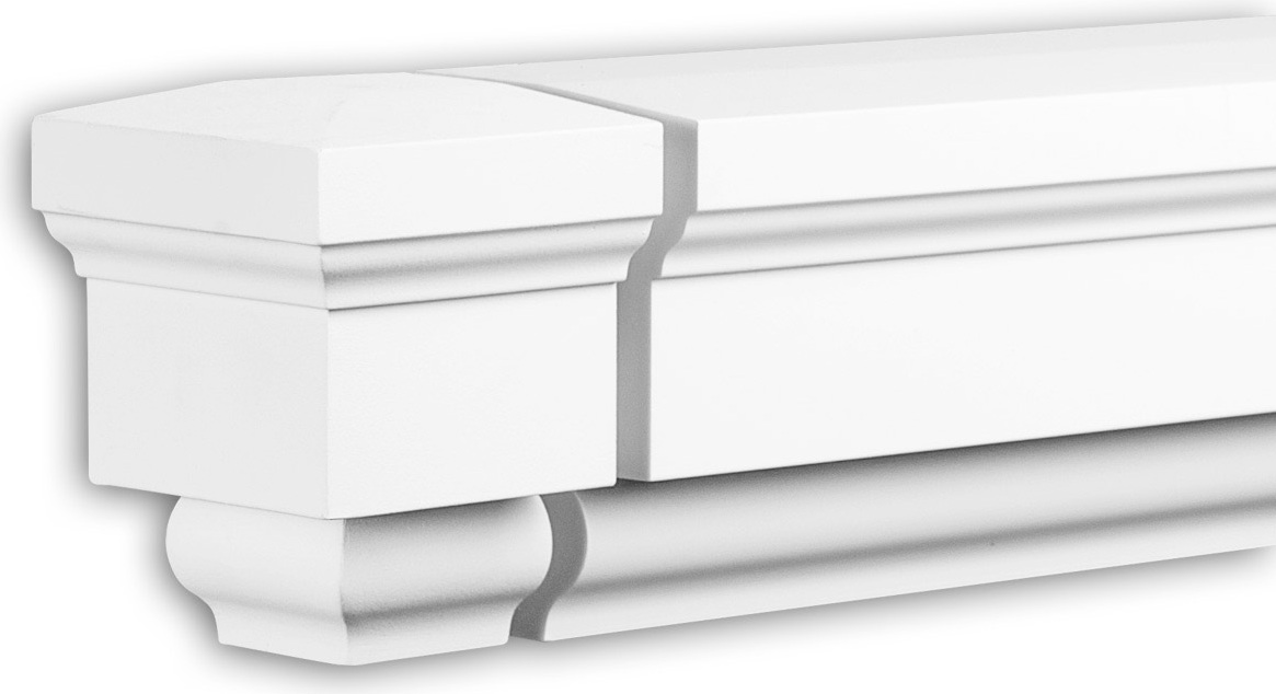 Profhome Decor Profhome 482032 Stirnelement Fassadenstuck Zierelement Fassadenelement