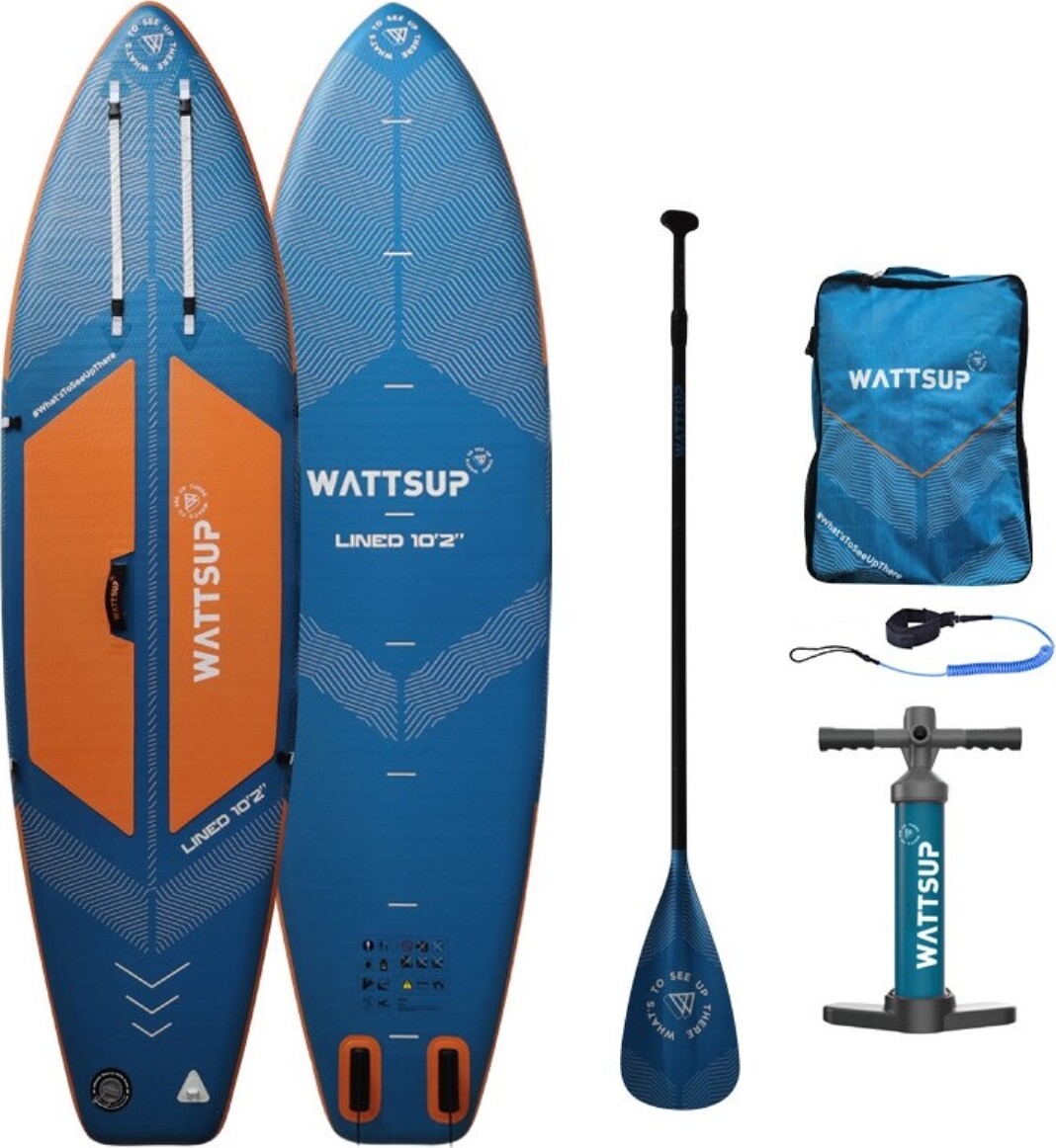 WattSUP LINED 10'2" SUP Board SET Stand Up Paddle malé skladacie Surf iSUP 310x84