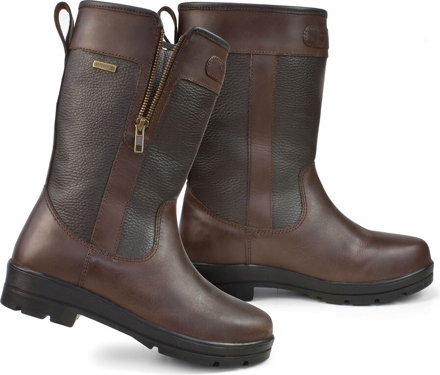 Brogini - Pánske/dámske uni country topánky "Abruzzo", kožené TL5337 (37 EU) (Brown)