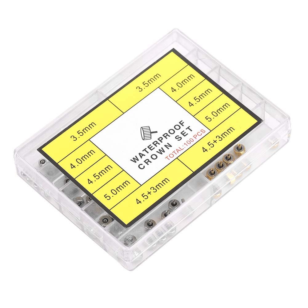 Cocosity Watch Crown Parts,Watch Crown Accessory,Assorted Watch Crown Parts,Assorted Watch Crown Accessory,Watch Repair Tool