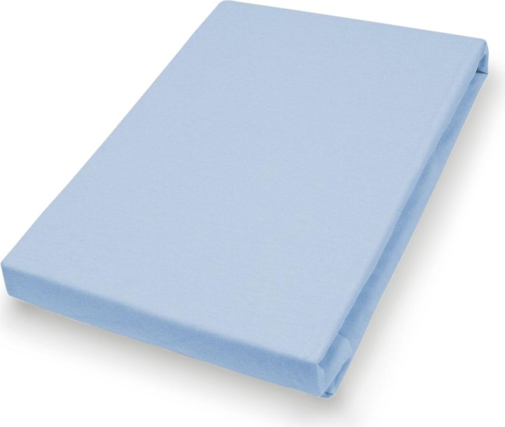 Westminster Heimtextil Vario Jersey-Spannbetttuch bluesky, 150 x 200 cm 02010-331