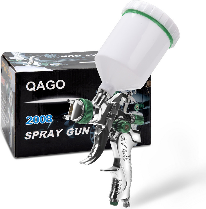 Yakimz HVLP Lackierpistole 3 Düsen 1,4mm 1,7mm,2mm Profi Spritzpistole Malerpistole RL-HG7639-1-CTf