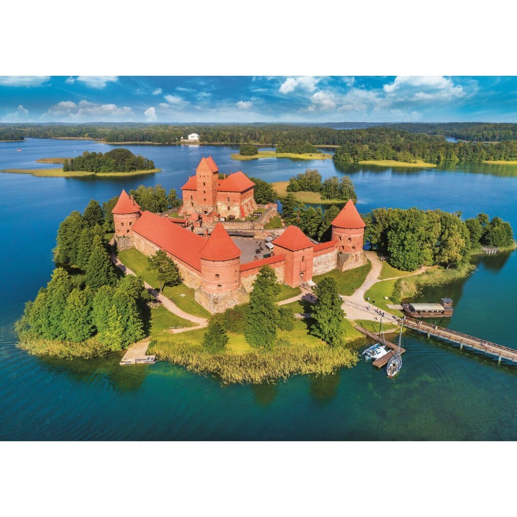 TREFL Puzzle Burg Trakai, Litauen 1000 Teile