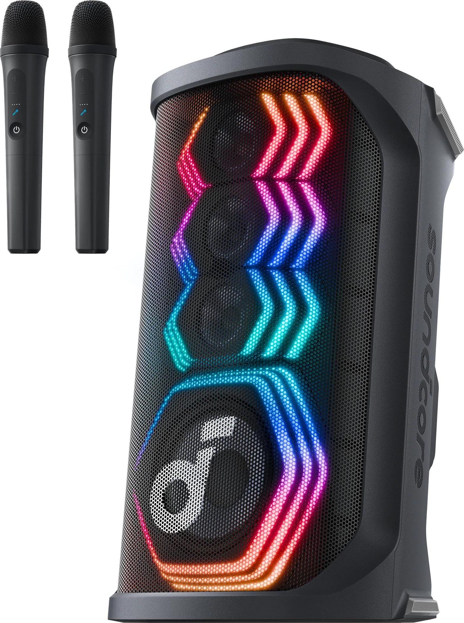Soundcore Rave 3S, 16,5 cm (6.5"), 16,5 cm, 200 W, Bezdrôtový, Párty reproduktor, Čierna