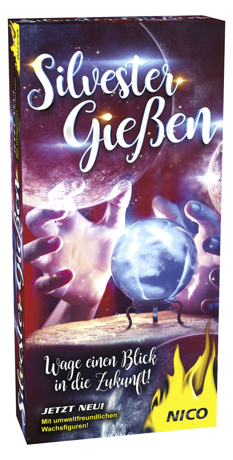 Nico Europ GmbH Bleigiessen Wachs 6 Hohlfiguren 7807