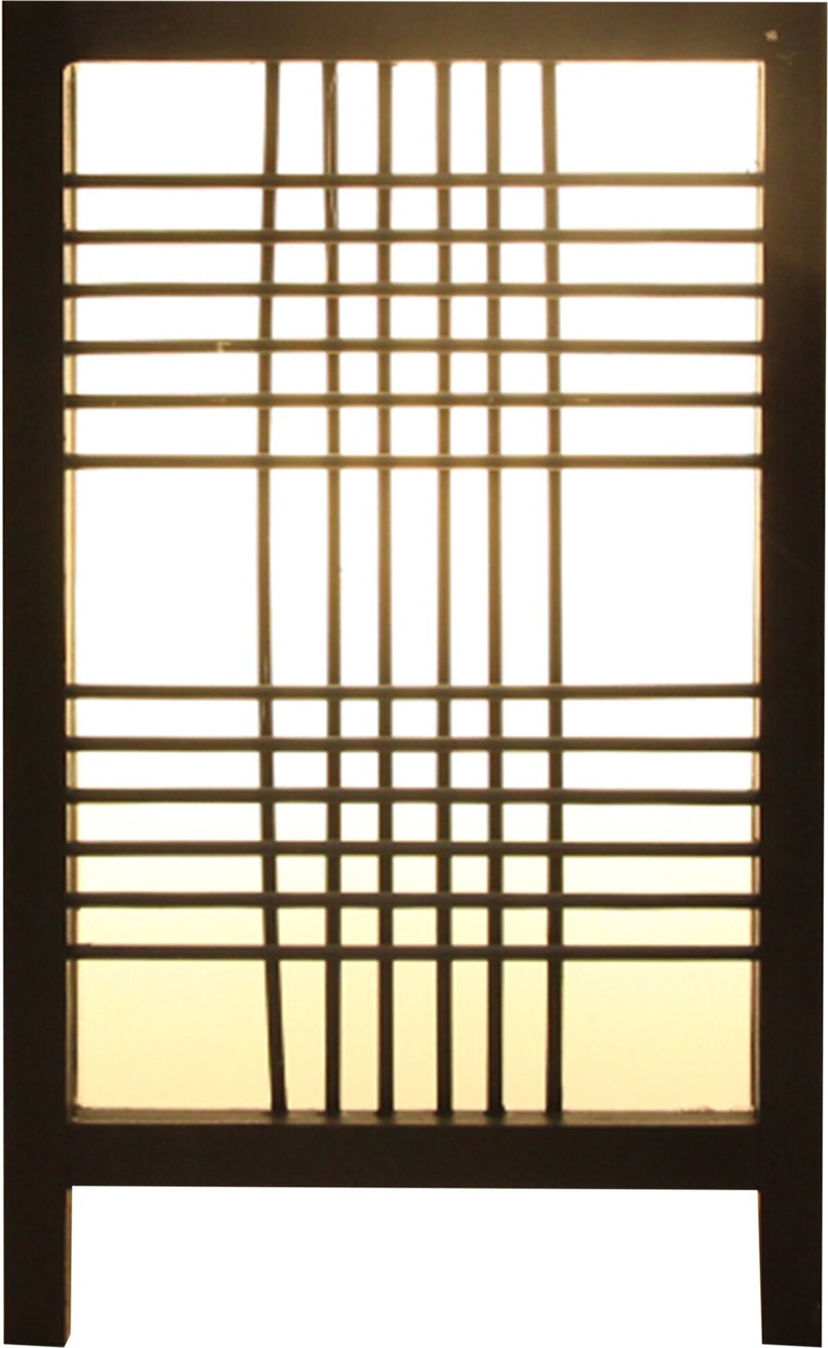 Fine Asianliving Japanische Lampe Shoji Schwarz Ishikari B15xT15xH25cm Japanische Lampen Japanische Hängelampen Japanische Pendellampen Deckenleuchten Japanische Stehlampen shoji-lampen Japanische Wandlampen Wandleuchte beleuchtung