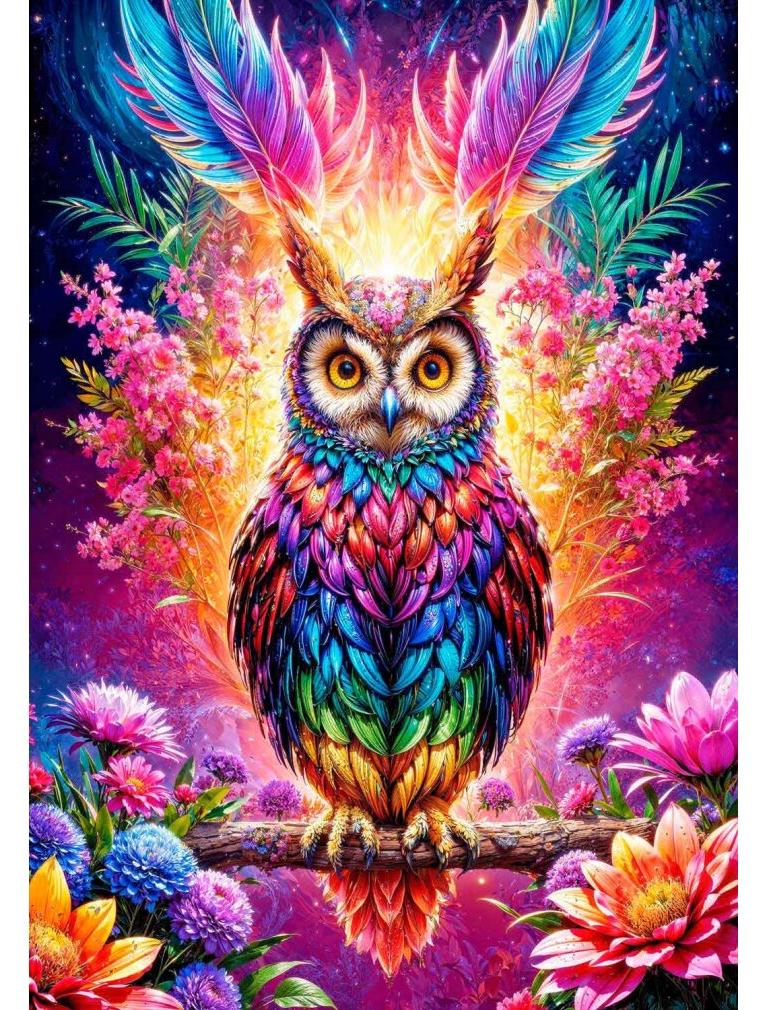 Enjoy VIEL SPASS MIT Puzzle Neonov Owl 2000 dlks WLP-Enjoy-2233
