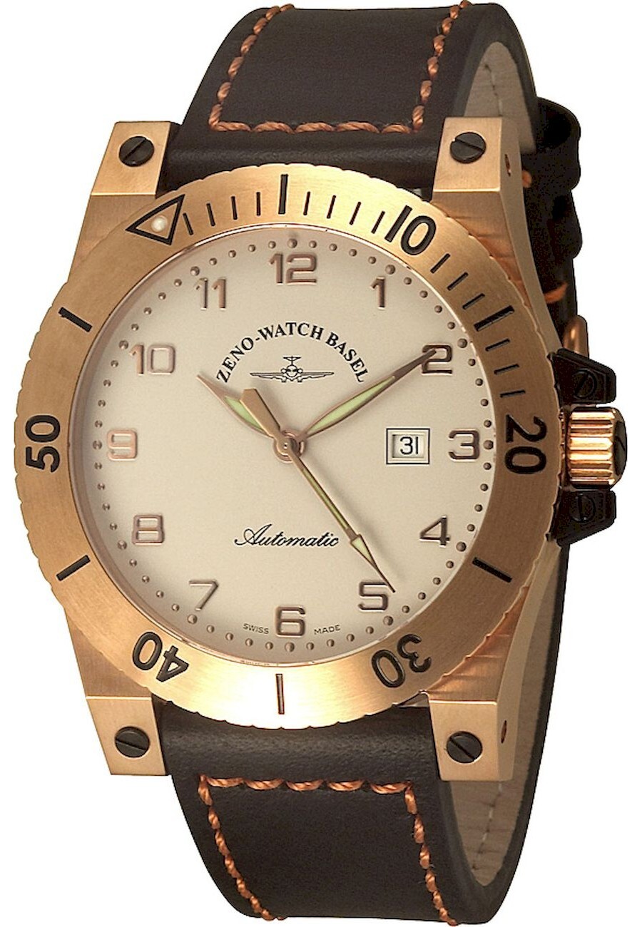 Zeno-Watch - Náramkové hodinky - Pánske - Muscles Automatic Retro Sport - 8096-RBK-f3