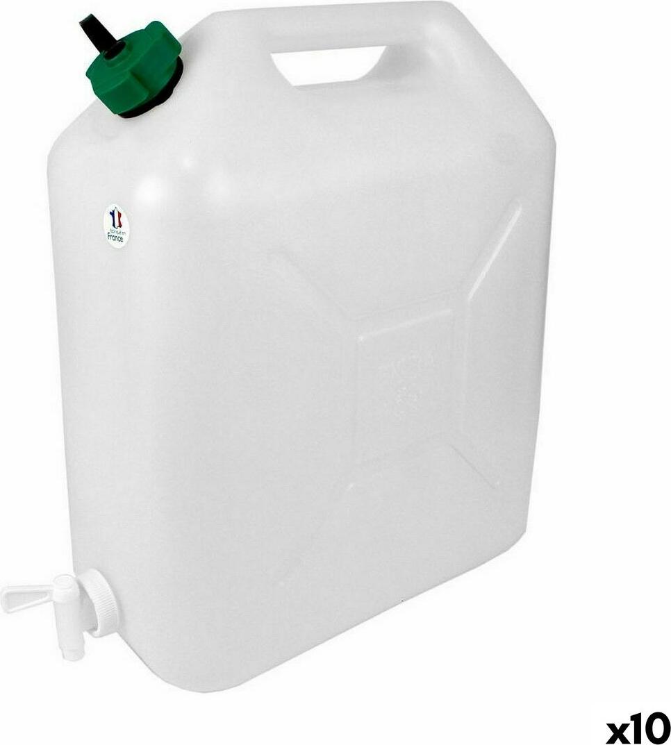EDA Plastiques Wasserkaraffe mit Zapfhahn EDA 29 x 15 x 35 cm (10 Stück)