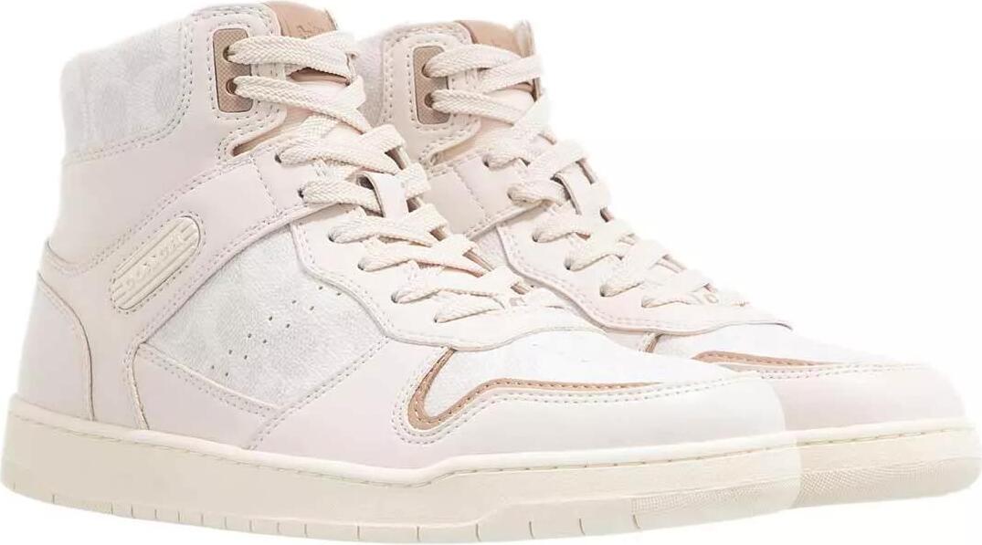 Tenisky Coach Hi Top Coated Canvas Chalk