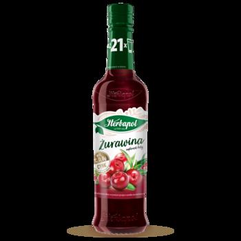 Herbapol Cranberry Sirup 420ml - Getränkesirup für Wasser Fruchtsirup Vitamin C