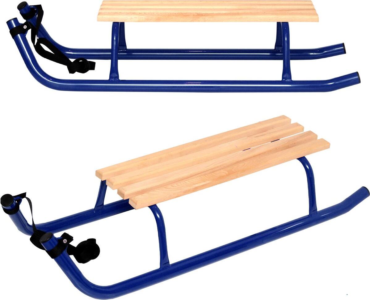 Enero Metallschlitten 2-Personen Blau