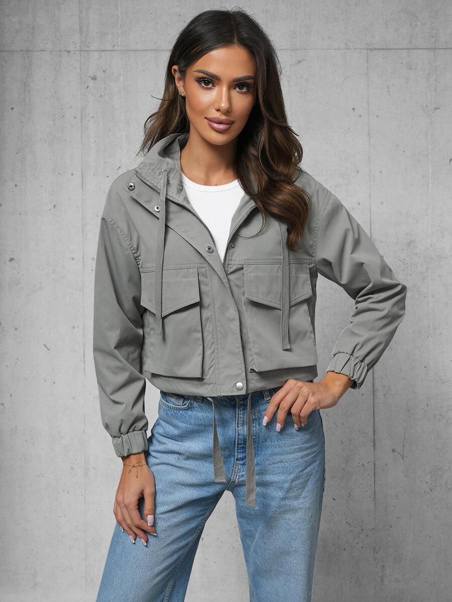 Damen Jacke Grau OZONEE O/G118 L/XL