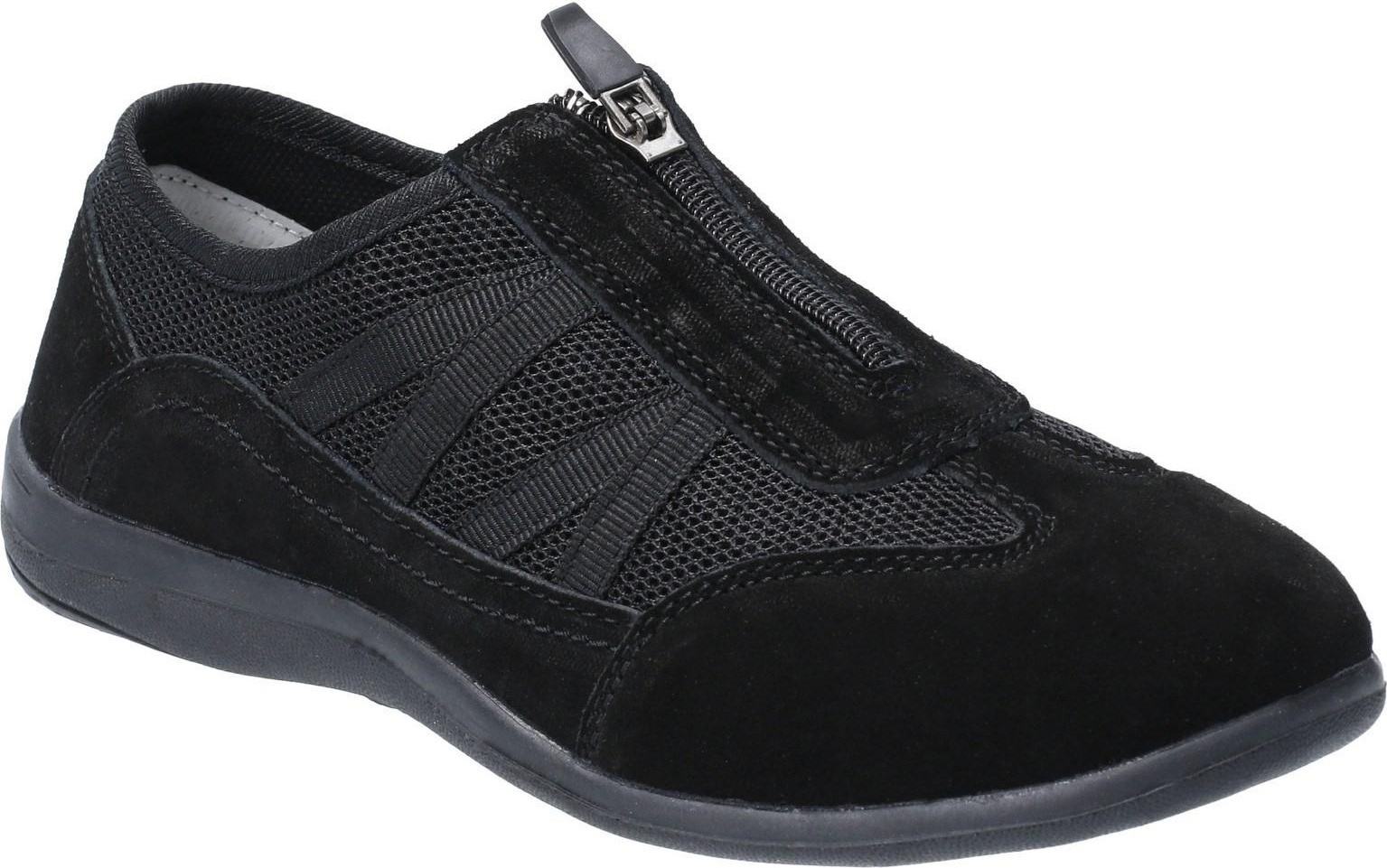 Fleet & Foster - Dámske topánky "Mombassa", semiš FS6588 (41) (Black)