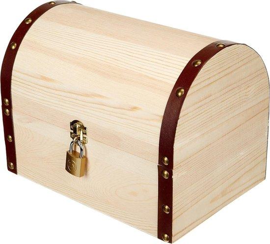 Famanu Aufbewahrungskiste aus KiefernholzMix 27 x 18 x 20 cm natur SHSHOP