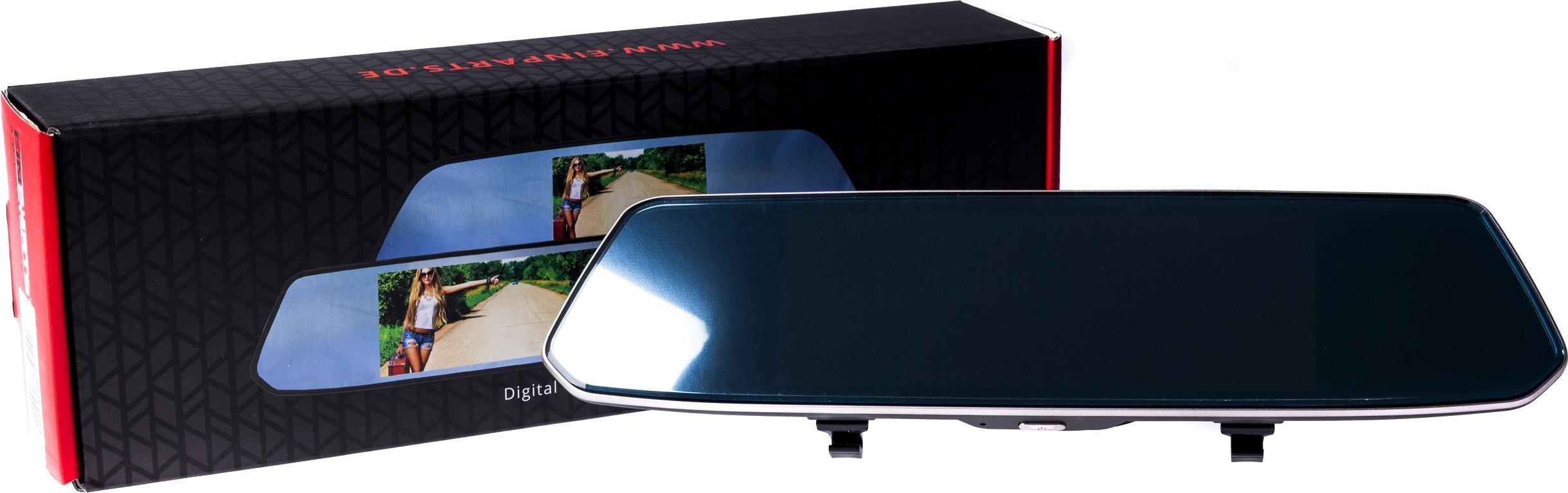 Videorekordér v zrkadle 7 Full HD 1080P cúvacia kamera GSenzor nočný režim