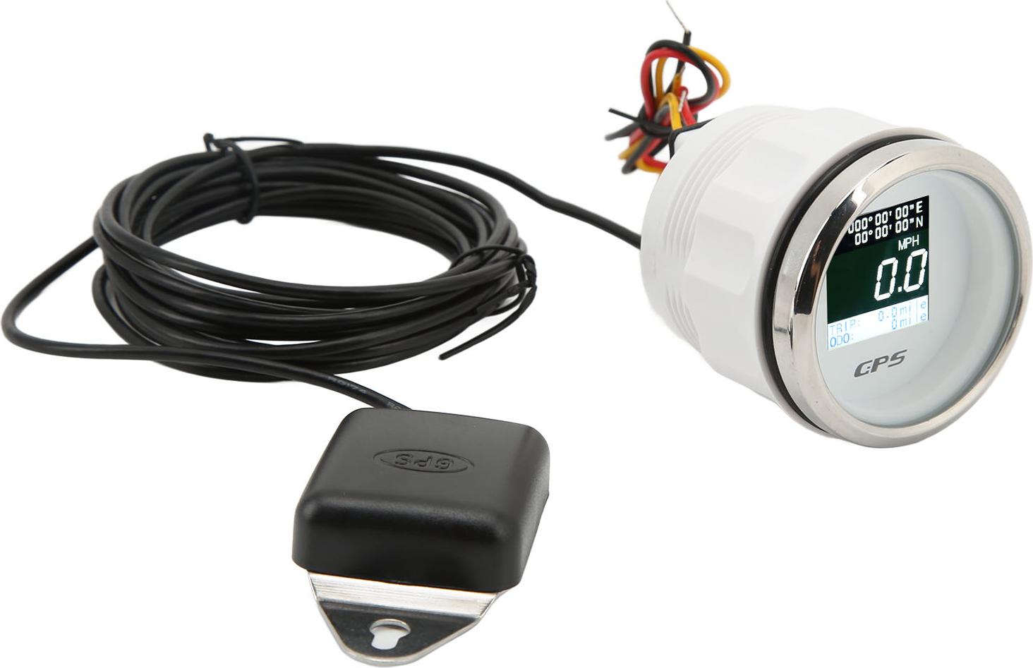 Gistuch 52 mm GPS -Tachometer Kilometerzähler DC 9‑32V Kilometerstand IP67 wasserdichtes Antifog Universal für Boots -RV -Motorrad