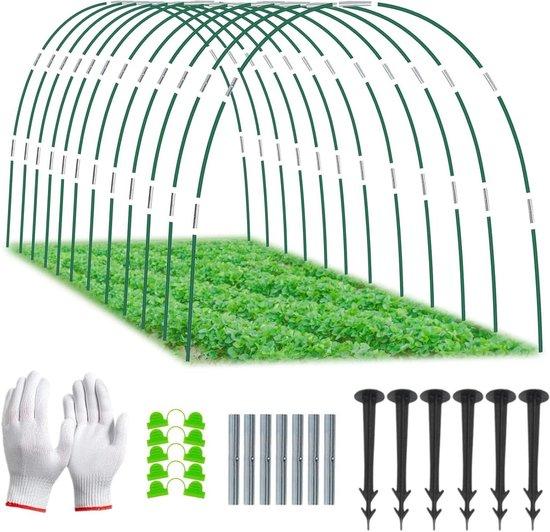 OEM Kunststoff-Tunnelbogen für 36 Stück, 43cm, grüne Abdeckung, DIY-Netzhalter, Klimakasten, Kühlwandtunnel für Pflanzen und Gemüse 2026