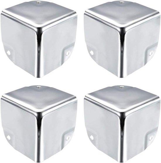OEM Metallische Ecke- und Kantenbeschutzung in Silberfarbe - 50 x 50 x 50 mm - 4 Stück - Schutz vor Beschädigungen 2026
