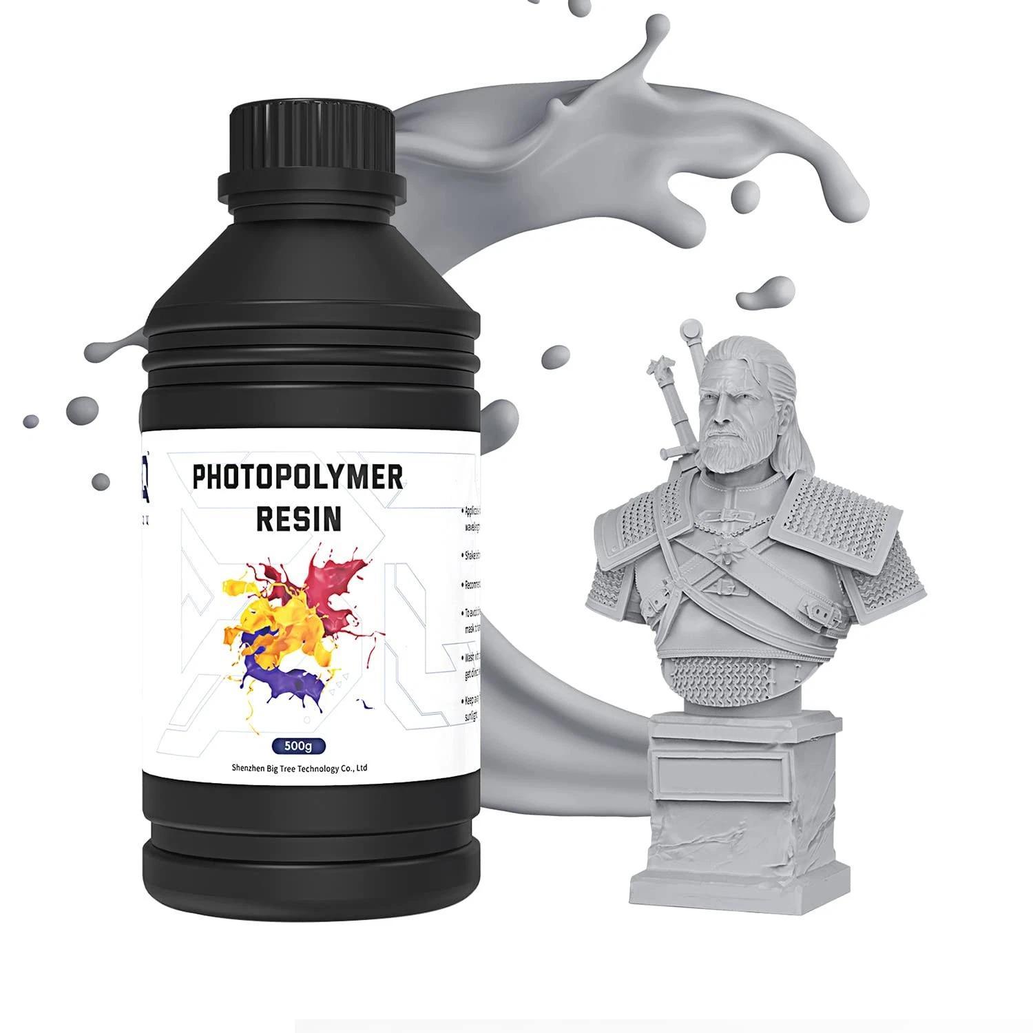 Unbranded Resin 3D Drucker Standard Photopolymer BIQU ABS-Like for LCD UV Grau 500 g