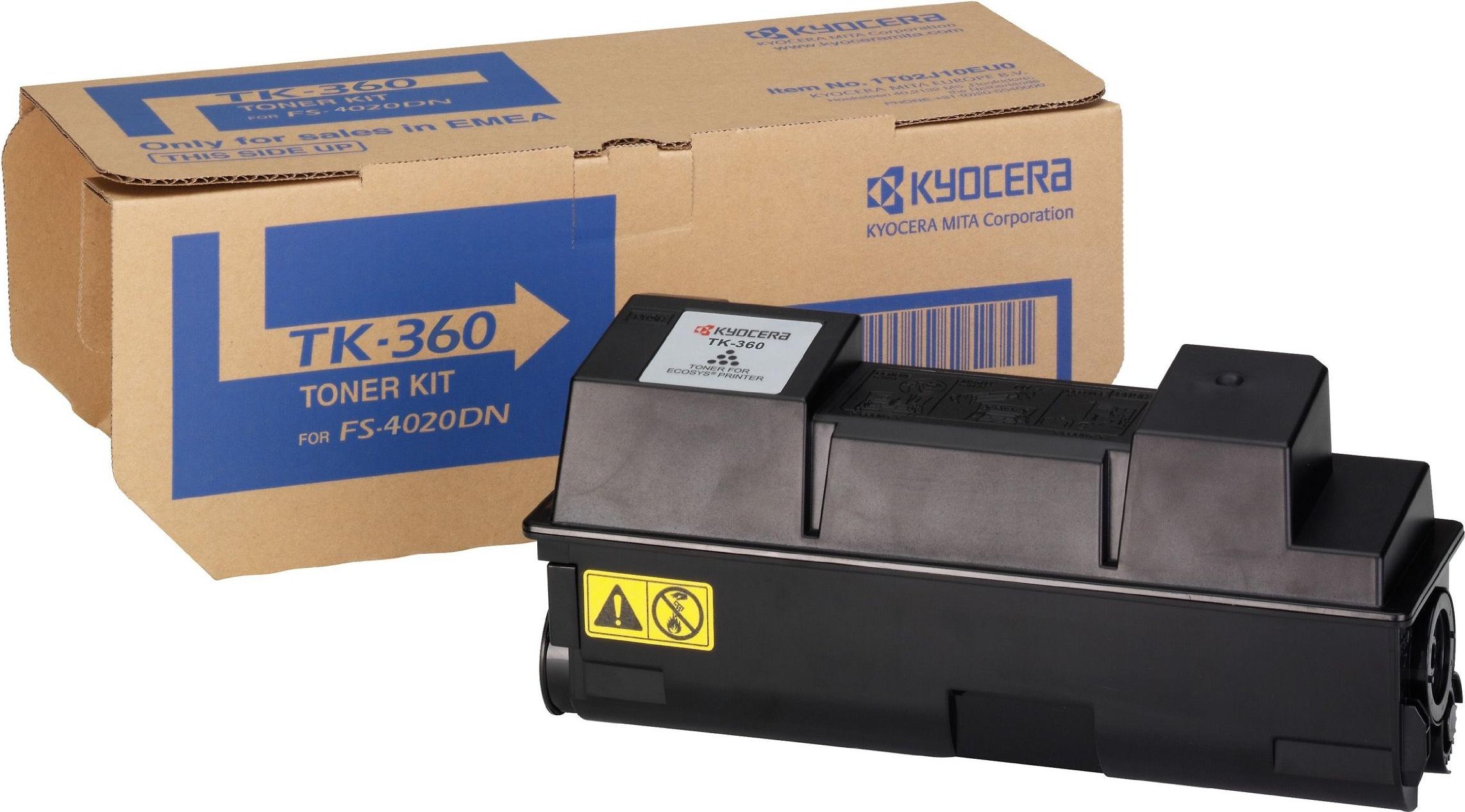 Kyocera TK-360 Toner Schwarz – Hohe Druckqualität und Umweltbewusstsein 1T02J20EUC
