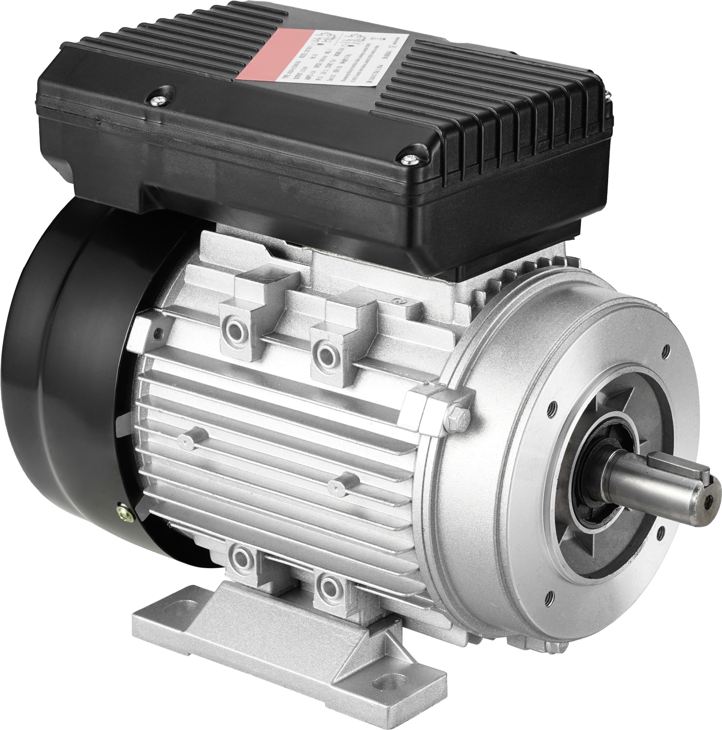 SucceBuy 0,55 kW Elektromotor 1400 U/min, Wechselstrom 220–240 V, 4,5 A, 80, B34-Rahmen. 19 mm Keilwelle, Drehung im Uhrzeigersinn/gegen den Uhrzeigersinn