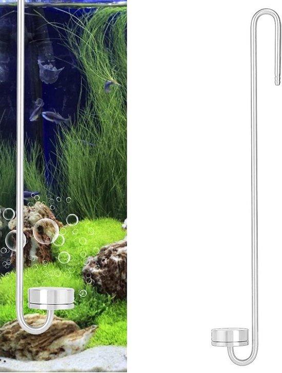 OEM Kohlenstoffdioxid-Verdünner aus Edelstahl - für Aquariumpflanzen und Wassergras - U-förmige Verbindungsrohr - 35 cm. 2026