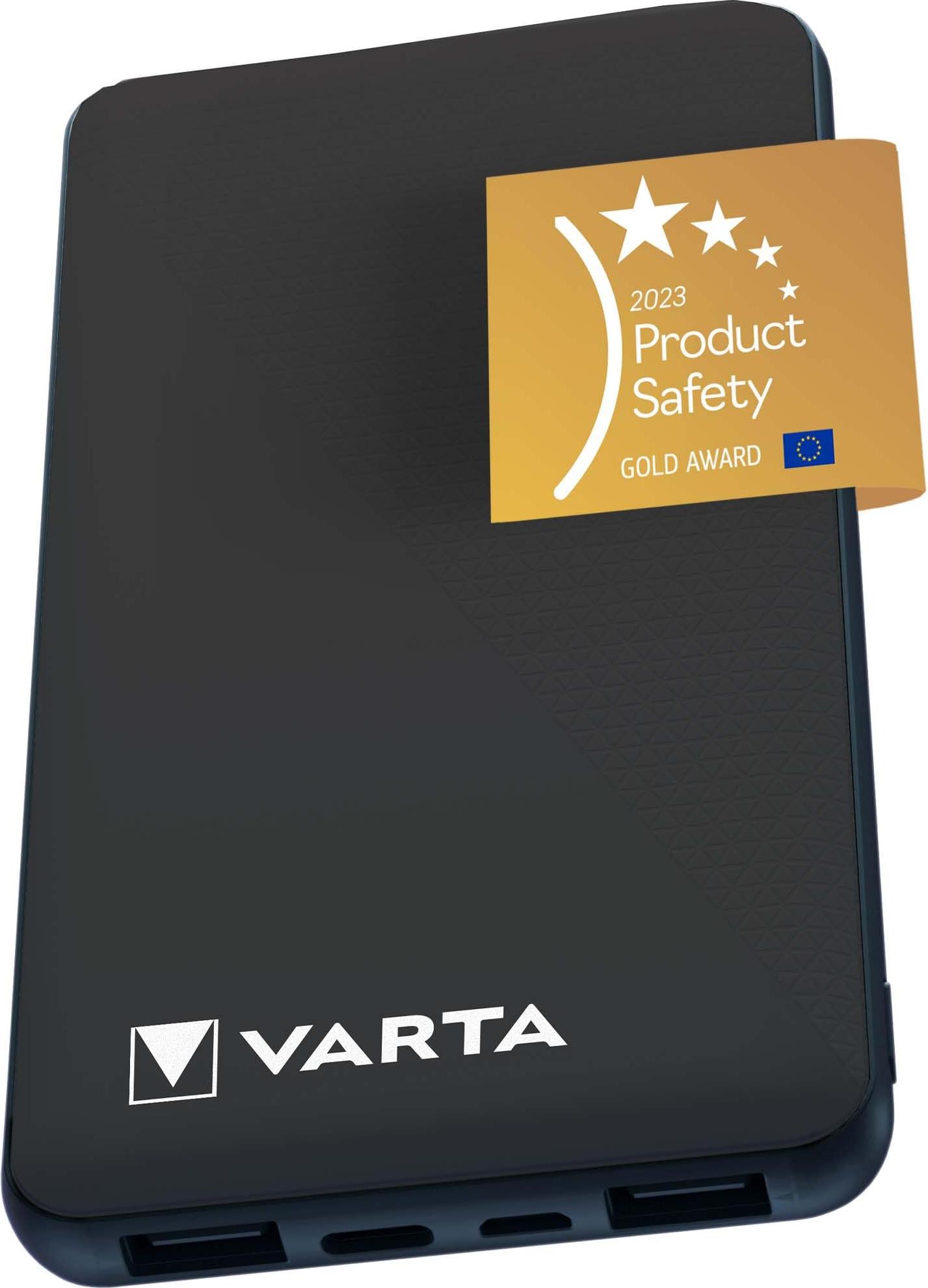 VARTA Power Bank 10000mAh – Mobile Energiequelle mit 4 Anschlüssen
