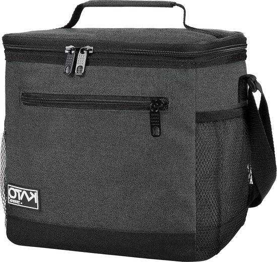 Famanu Isolierte Lunchtas für Erwachsene und Kinder - Leakproof Thermobox - Schwarz SHSHOP