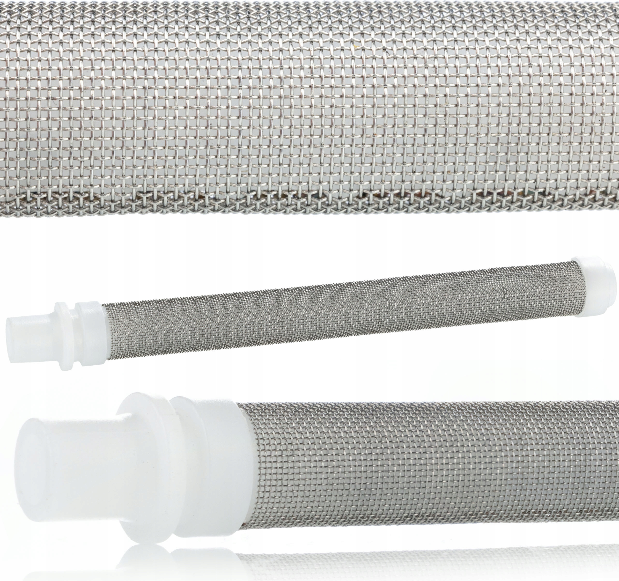 Rosfix Fingerfilter weiß 60 Mesh für Farbspritzgerät + rot 200 Mesh + 100 Mesh, gelb + 30 Mesh, grün