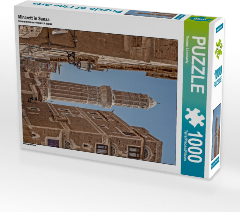 Calvendo Minarett in Sanaa 1000 Teile Puzzle hoch 480x640mm, Leonhardy Thomas; 7333272