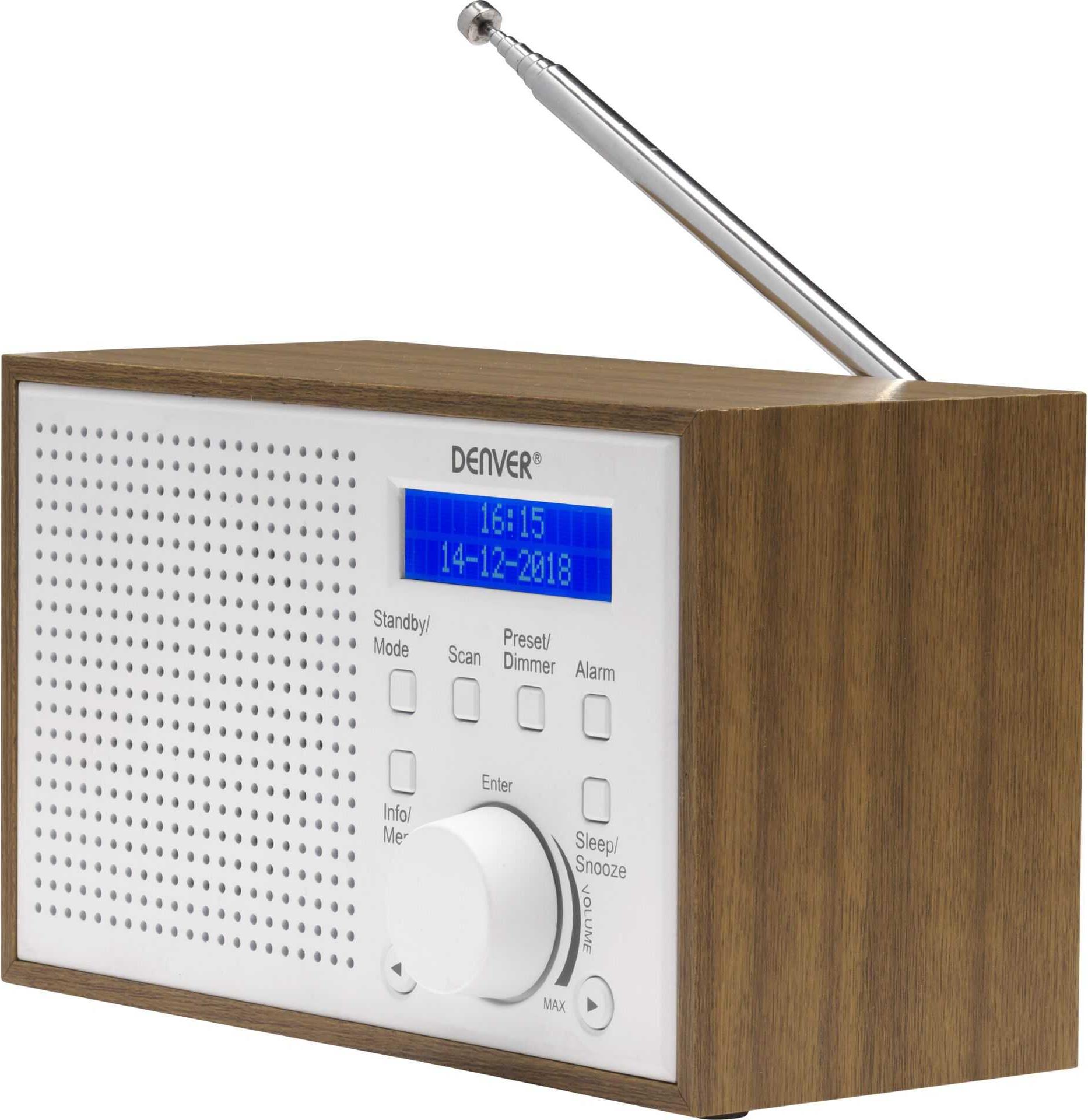 Denver Electronics Denver Radio UKW DAB+ Digitalradio DENVER DAB 46 white 111111000400